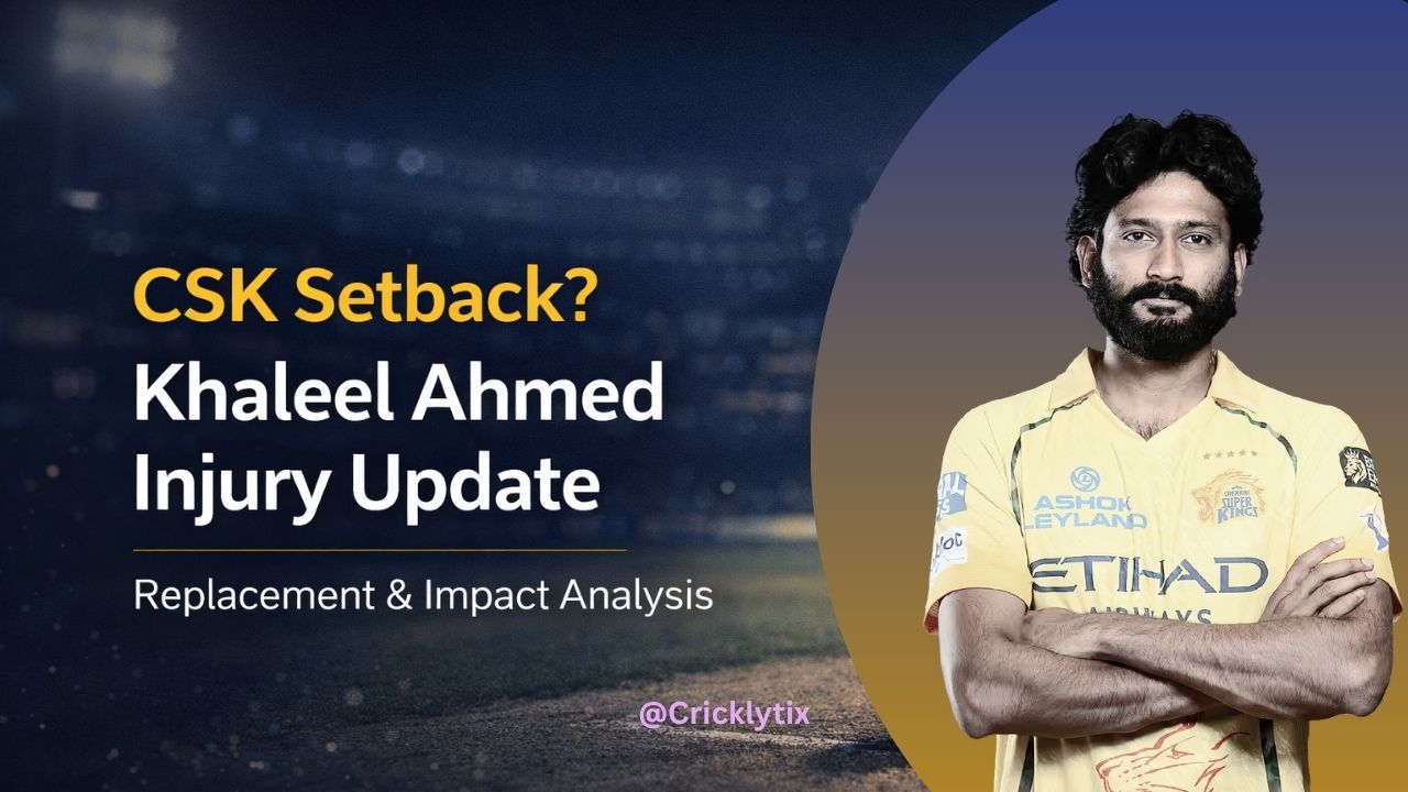 Khaleel Ahmed Injury Update: Who Can Replace Him in CSK and How Big Is the Impact?