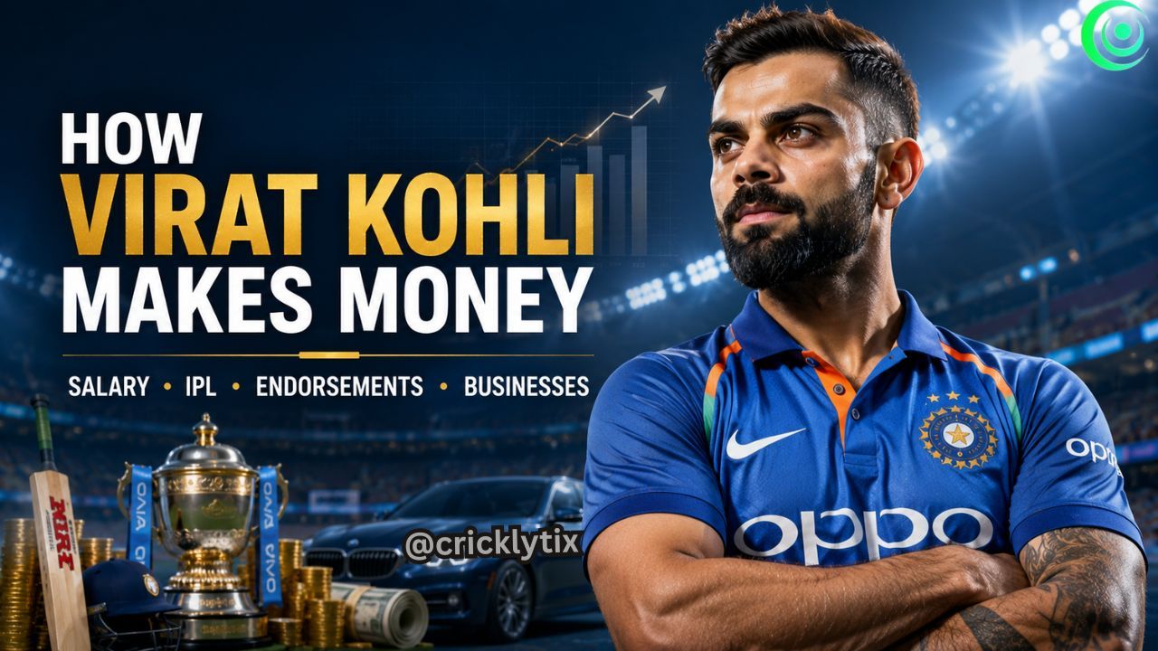 How Virat Kohli Makes Money: Complete Breakdown of Salary, IPL Earnings, Endorsements & Businesses (2026)