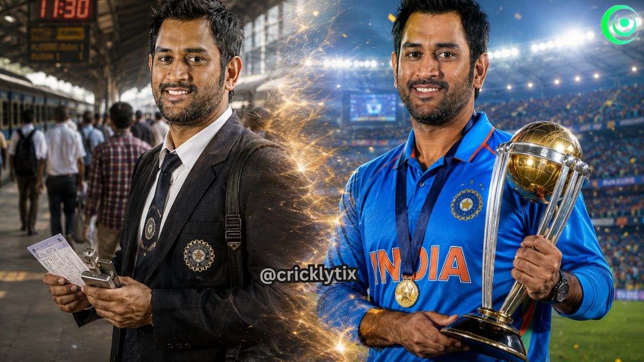 How MS Dhoni Became a Cricketer: From Ticket Collector to India Captain
