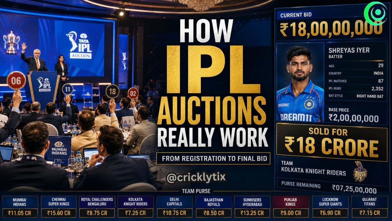 How does the IPL auction work? Complete beginner's guide (2026)