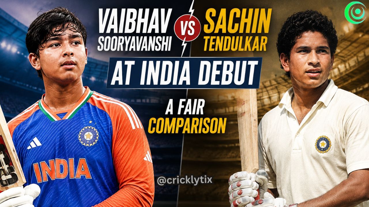 Vaibhav Sooryavanshi vs Sachin Tendulkar at India Debut: A Fair Comparison