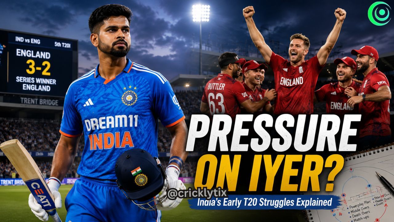 Is Shreyas Iyer's T20 captaincy already under pressure? 5 Early Warning Signs