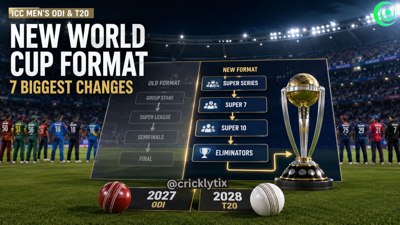 ICC's new Men's World Cup format explained: 7 biggest changes every cricket fan should know