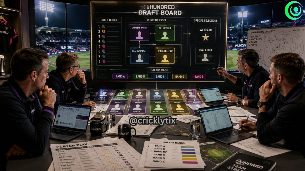 How The Hundred Draft Works: Wildcard Picks and Salary Bands Explained